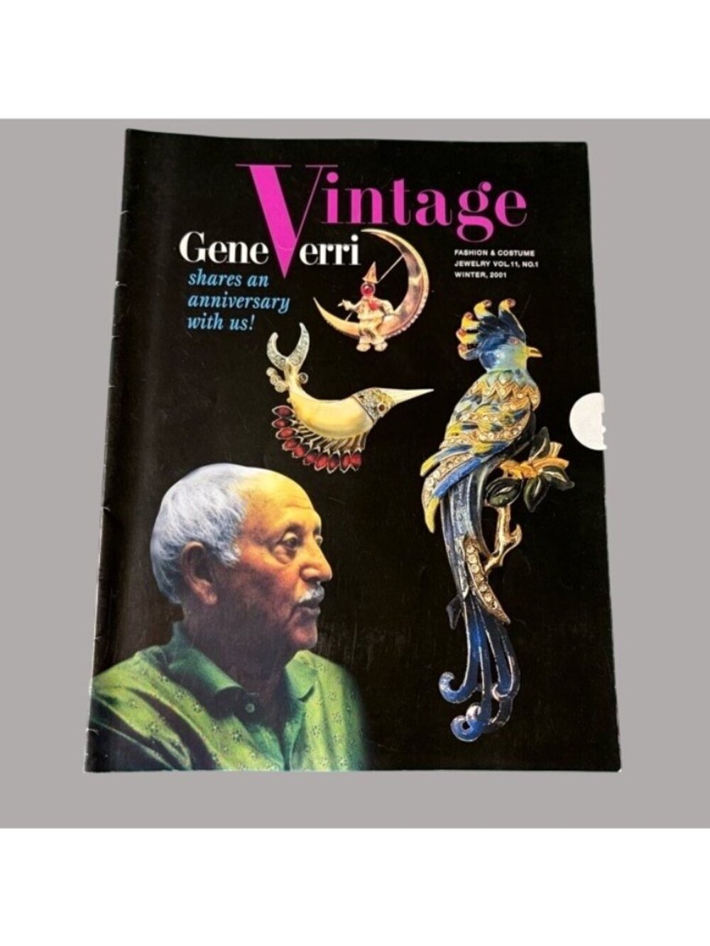 Vintage Fashion & Costume Jewelry Magazine Gene Verri Winter 2001 Vol 11 No 1